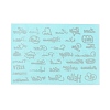 Brass Self-Adhesive Picture Stickers DIY-C059-01C-4