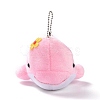PP Cotton Mini Animal Plush Toys Dolphin Pendant Decoration HJEW-C002-01A-1