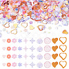 100G Plastic Sequins Beads PVC-TA0001-04D-1