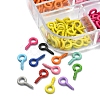 Spray Painted Iron Screw Eye Pin Peg Bails IFIN-YW0001-37A-3