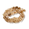 Natural Citrine(Heated) Beads Strands G-F827-A01-02-3