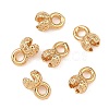 SHEGRACE Brass Bead Tips XGRQ6M572-915G-3