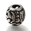 304 Stainless Steel European Beads STAS-D191-08B-AS-1