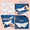 Gorgecraft 24Pcs 2 Style Cloth Angel Wings Ornament Accessories DIY-GF0007-96-6