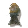 Natural Moss Agate Pendants G-G932-B14-2