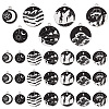 35pcs 7 styles Alloy Enamel Pendants ENAM-PH0002-81-1