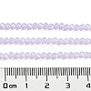 Baking Paint Transparent Glass Beads Strands DGLA-A034-J2mm-B06-5