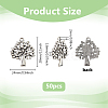 50Pcs Tibetan Style Alloy Pendants FIND-DC0006-11-2