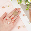 12Pcs 3 Colors Plastic Enamel Pendants KY-DC0001-10-3