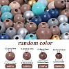 Baking Paint Wood Beads WOOD-SP0001-77B-2