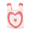 Polyester Mini Knit Tote Bags ABAG-C008-01B-08-2