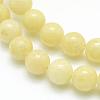 Natural Mashan Jade Round Beads Strands G-D263-6mm-XS06-2
