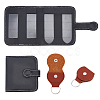 4Pcs 2 Style PU Leather Card Package AJEW-CA0001-84-1