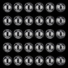 30Pcs Handmade Two Holes Blown Glass Globe Beads GLAA-GO0001-12A-1