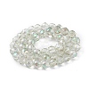 Transparent Electroplate Glass Beads Strands EGLA-F154-FR02-2