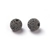 Unwaxed Natural Lava Rock Beads X-G-F325-8mm-A09-2