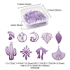 1 Set Spray Painted Alloy Charms FIND-YW0003-11B-4