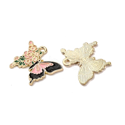 Alloy Enamel Pendants X1-FIND-H051-01B-G-1