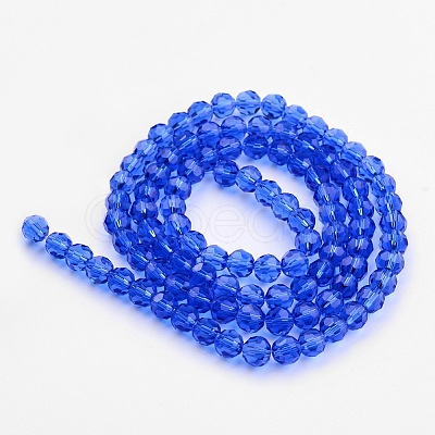 Transparent Glass Bead Strands X-GLAA-G013-8mm-26-1