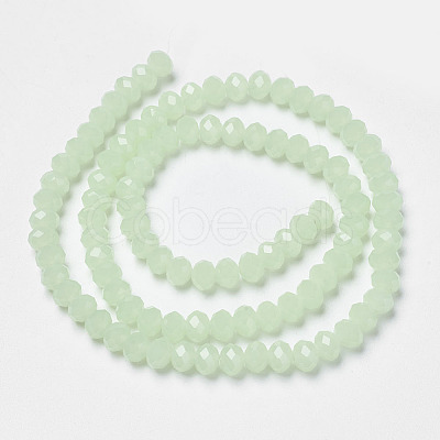 Glass Beads Strands EGLA-A034-J6mm-D-1