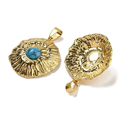 Synthetic Turquoise Pendants STAS-U024-15G-08-1
