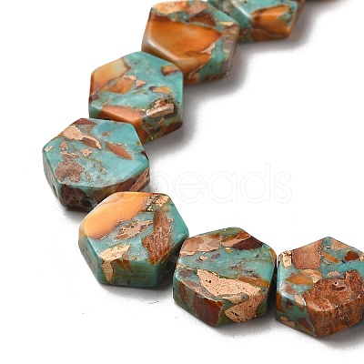 Synthetic Imperial Jasper Beads Strands G-Q050-B01-02-1