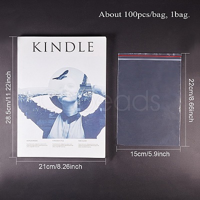 Rectangle Resealable Bags OPP-PH0001-15-15x22cm-1