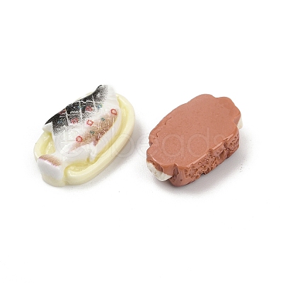 Opaque Resin Cabochons RESI-K043-08-1