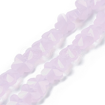 Imitation Jade Glass Beads Strands EGLA-L045-I-A06-1
