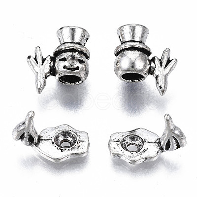 Tibetan Style Alloy Bead Frame PALLOY-Q441-082-RS-1