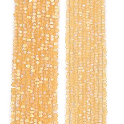 Transparent Glass Beads Strands EGLA-A044-T1mm-MB03-1
