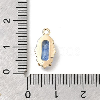 Brass Glass Charms LS-KK-U061-10G-02-1