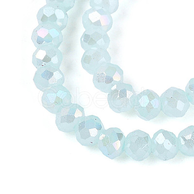 Baking Electroplate Glass Beads Strands DGLA-A039-J2mm-B26-1