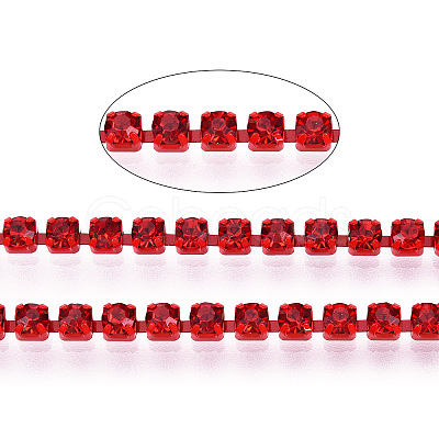 Electrophoresis Iron Rhinestone Strass Chains CHC-Q009-SS6.5-B07-1
