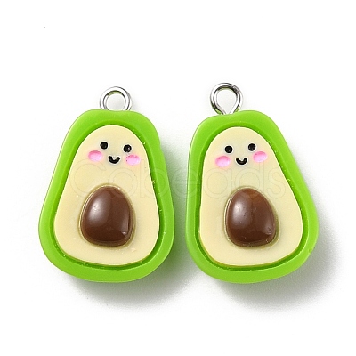 Resin Pendants X-RESI-C025-28-1