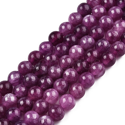 Natural Quartz Beads Strands G-R479-6mm-04-1