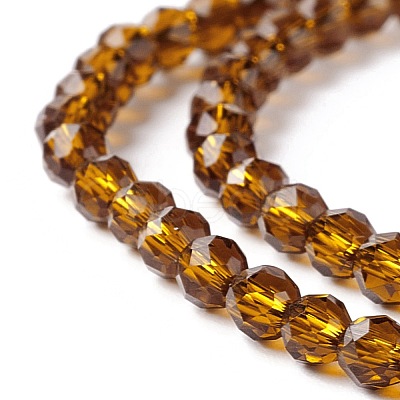 Transparent Glass Beads Strands GLAA-C019-01B-07-1
