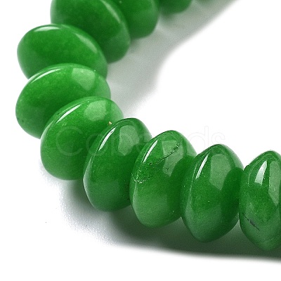 Dyed Natural Malaysia Jade Beads Strands G-P559-A16-02-1