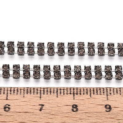 Iron Rhinestone Cup Chains CH-N005-04C-B-1