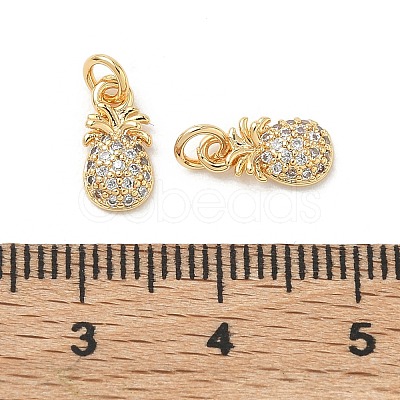 SHEGRACE Brass Micro Pave Cubic Zirconia Pendants XGRQ3D915-478G-1