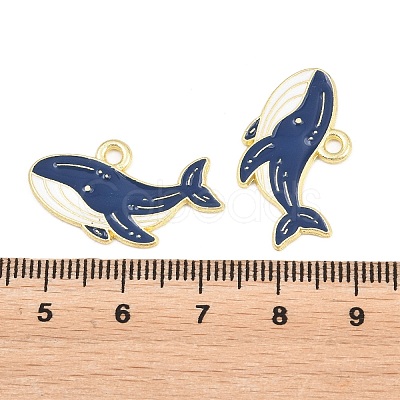 Ocean Alloy Enamel Pendants FIND-E057-02F-1