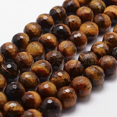 Natural Tiger Eye Beads Strands G-D840-39-8mm-1