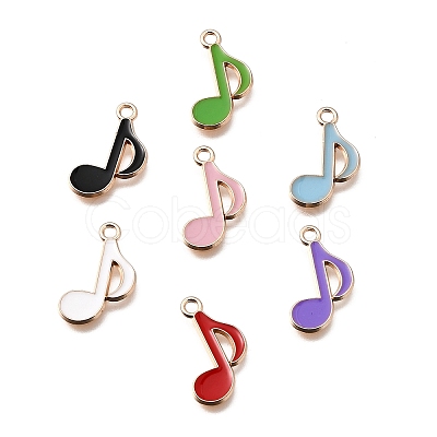 Alloy Enamel Pendants FIND-H066-02G-1