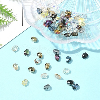 70Pcs 14 Colors Electroplate Glass Beads EGLA-FS0001-47-1