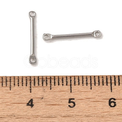 Non-Tarnish 304 Stainless Steel Connector Charms STAS-Q323-04D-P-1