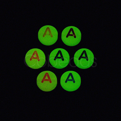 Acrylic Beads MACR-N008-58O-1