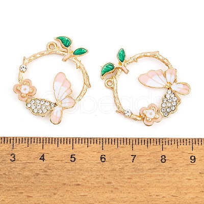 Rack Plating Alloy Enamel Pendants LS-FIND-A040-04KCG-03-1