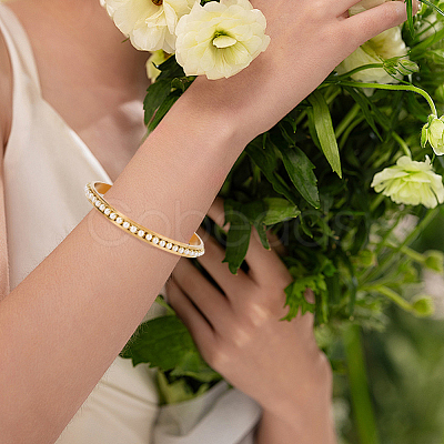 4Pcs 2 Colors C-Shaped 201 Stainless Steel Grooved Cuff Bangles BJEW-SC0001-65-1