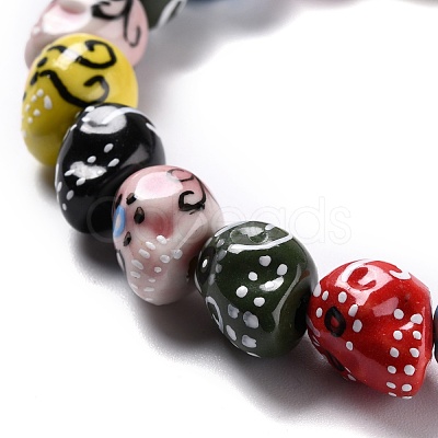Handmade Porcelain Beads LAMP-F020-38H-1