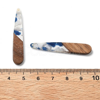 Resin and Walnut Pendants FIND-R051-08F-1